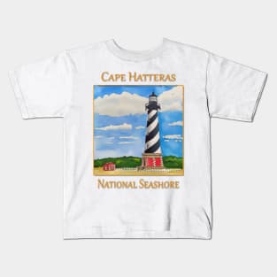 Lighthouse on Cape Hatteras National Seashore Kids T-Shirt